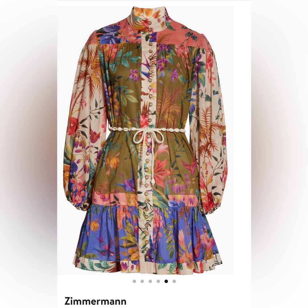 Zimmermann Floral Print Dress - Multicolor